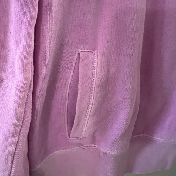 Victoria’s Secret Pink Quarter Zip Sweatshirt Y2K Purple Size Small - Picture 3 of 6
